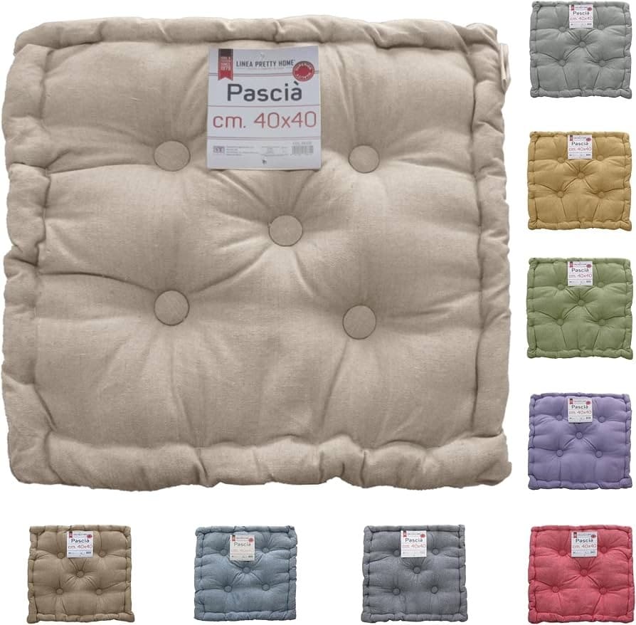 Cuscino materasso per sedia cm 40x40x7h Pascia in offerta da Bennet