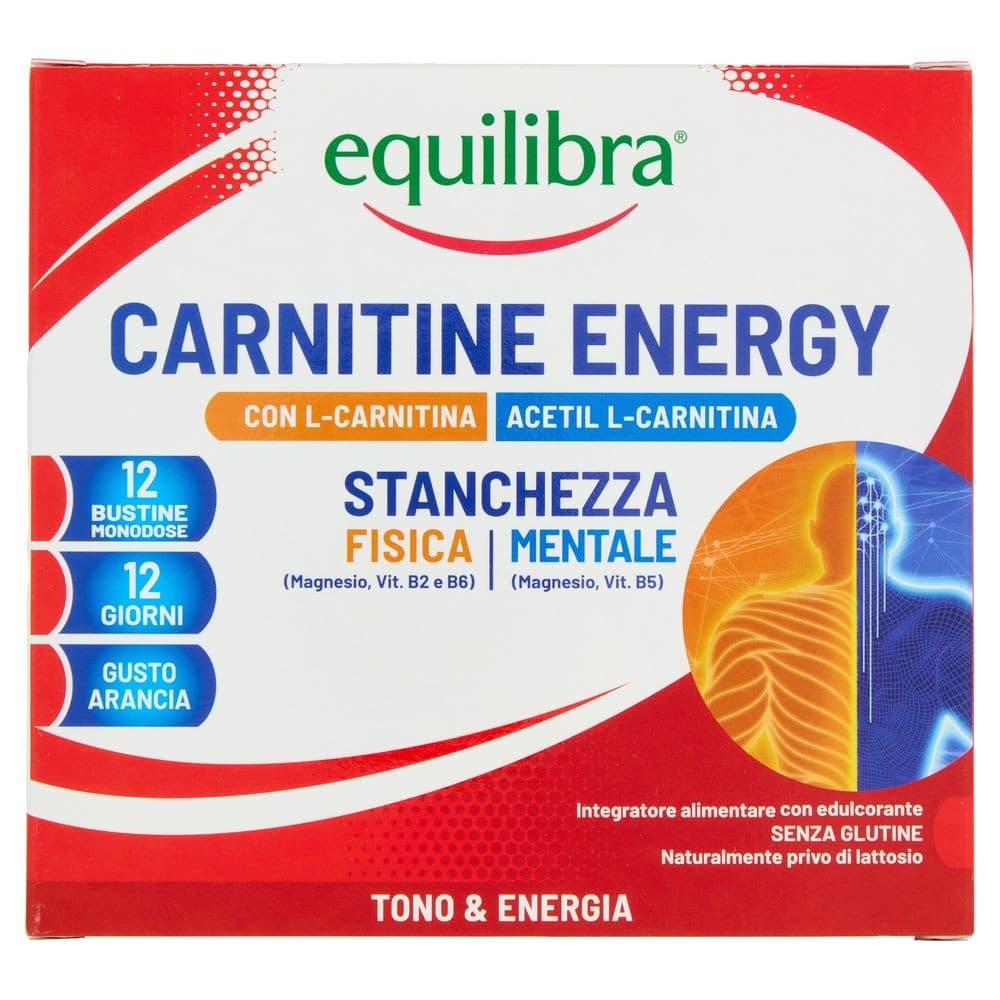 Carnitine energy, 12 bustine Equilibra – MD