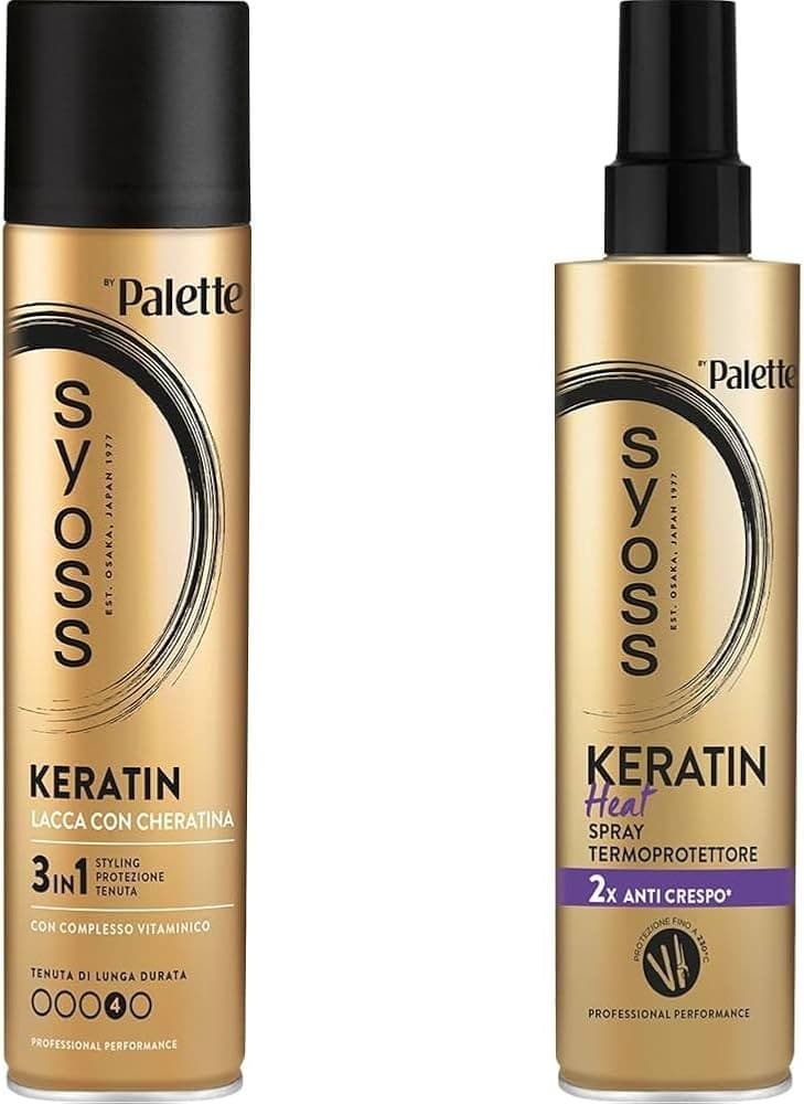 Syoss keratin 3in1 lacca con cheratina 300 ml in offerta da Acqua & Sapone