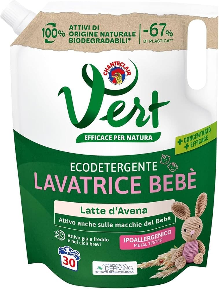 Chanteclair Vert ecoricarica detersivo liquido, 30 lavaggi – Panorama