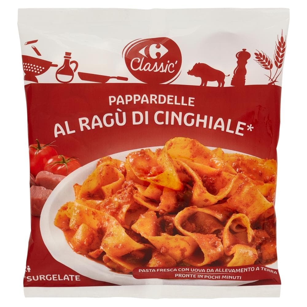 Pappardelle ragù di cinghiale, 550 g – Eurospin
