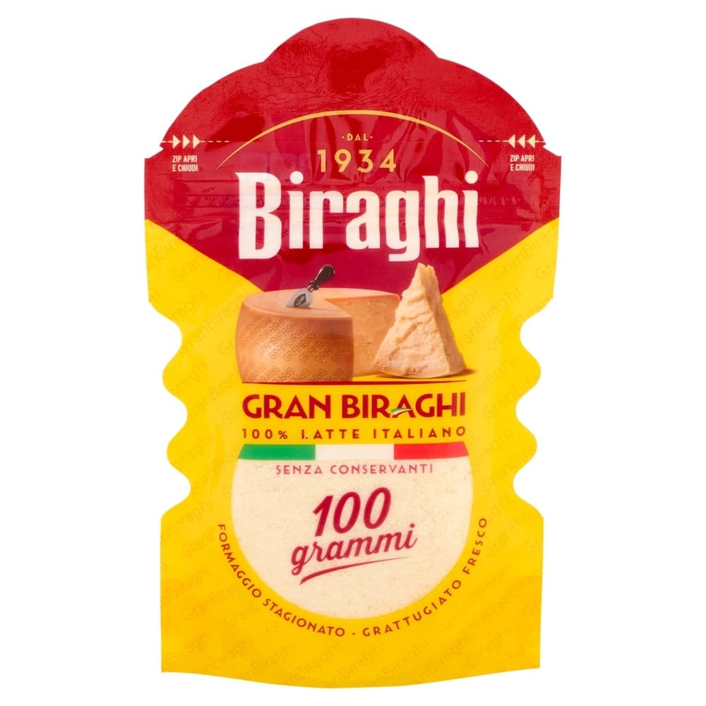 Formaggio stagionato grattugiato fresco, 100 g x2 – Iper La grande i