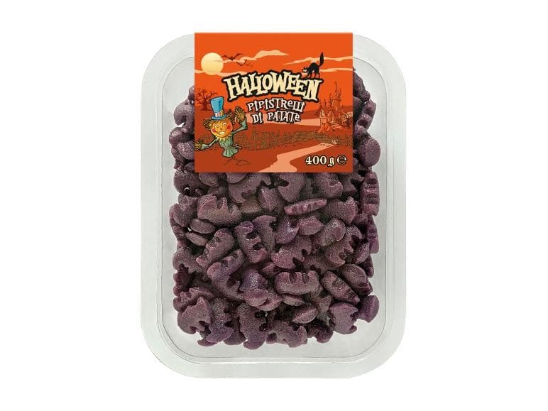 Halloween gnocchi a forma di pipistrello con carota viola, 400 g – Lidl