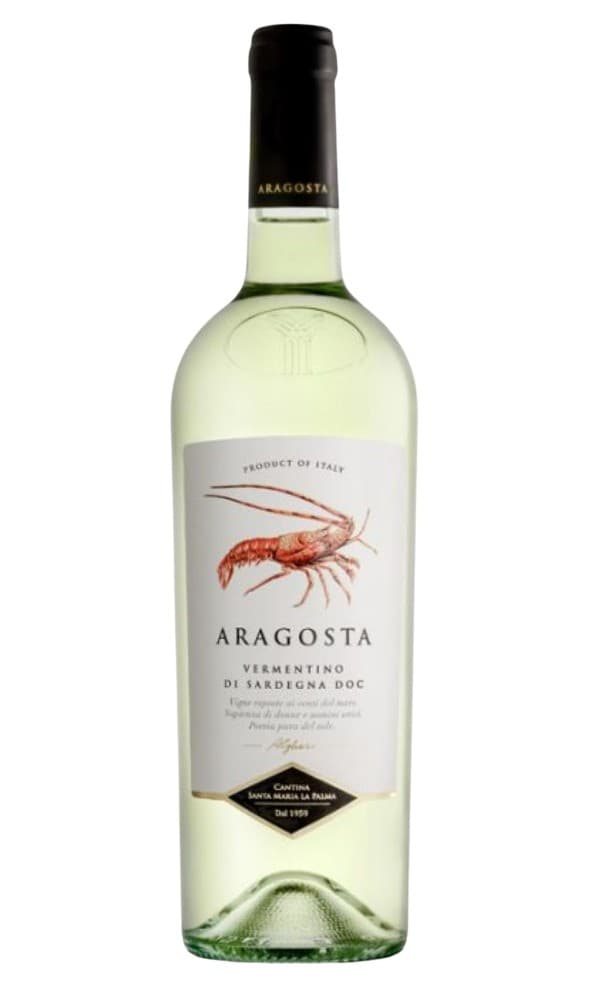 Vermentino di Sardegna DOC o Rosé DOC o Frizzante IGT Aragosta Cantina Santa Maria La Palma, 750 ml – Carrefour