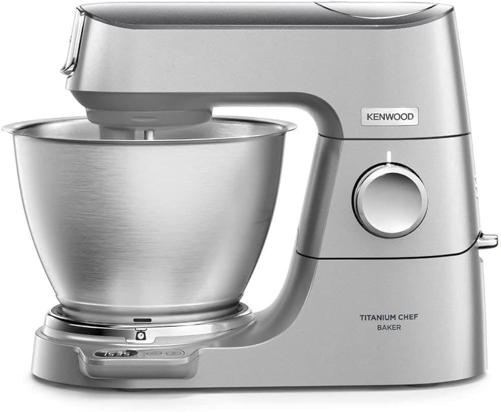 Kenwood impastatrice planetaria Kitchen Machine Titanium Chef Baker KVC65.001SI, 5 L – Comet