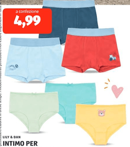 Lily & Dan intimo per bambini