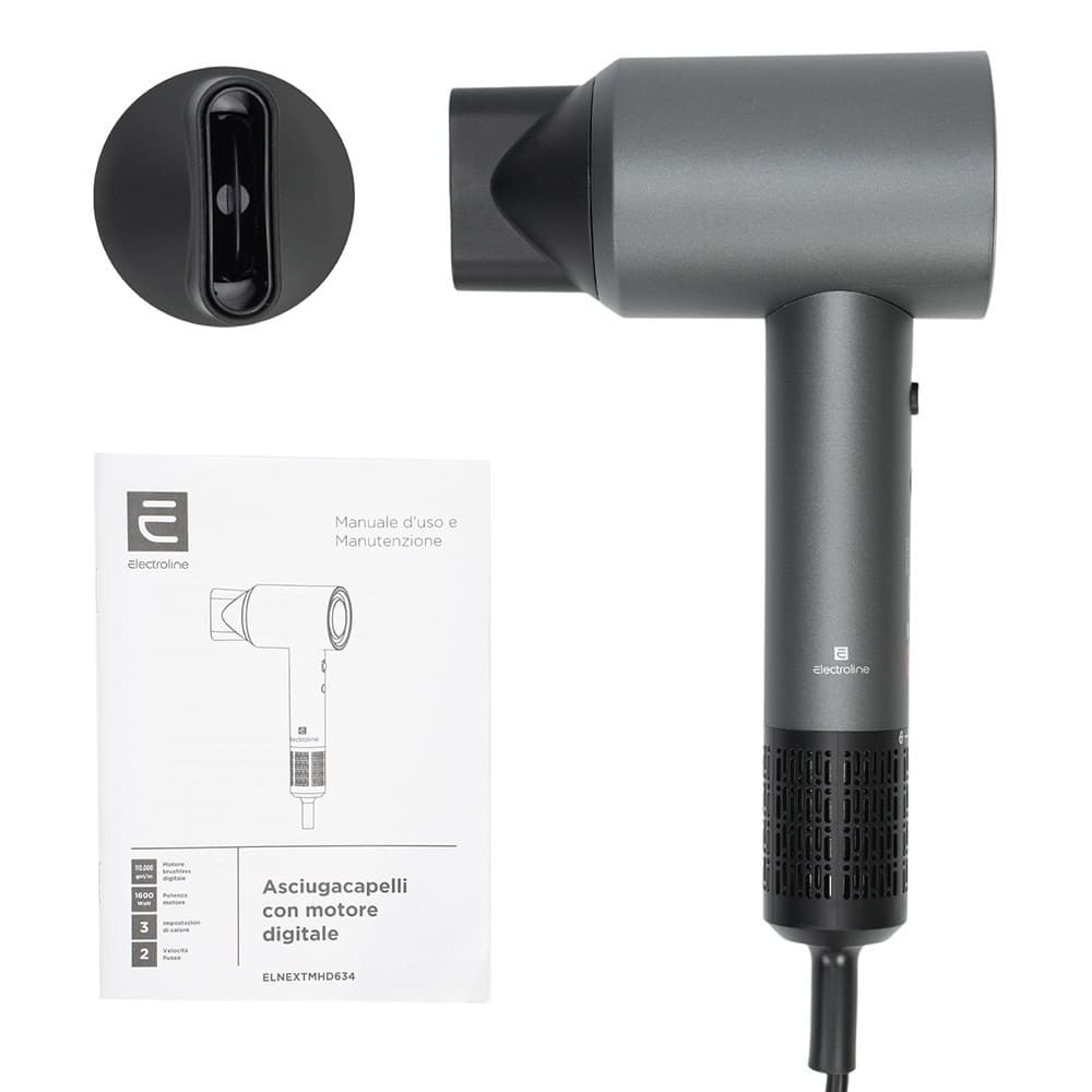 Asciugacapelli con motore digitale EXTMHD634 – Unieuro