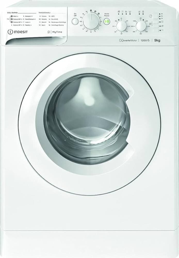 Indesit lavatrice MTWC 91296 W IT, 9 kg – Comet