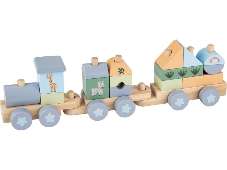 LUPILU Trenino in legno, 15 blocchi – Lidl