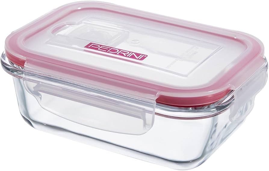 Contenitore in vetro borosilicato con coperchio, 300/380 ml Pedrini – Il Gigante
