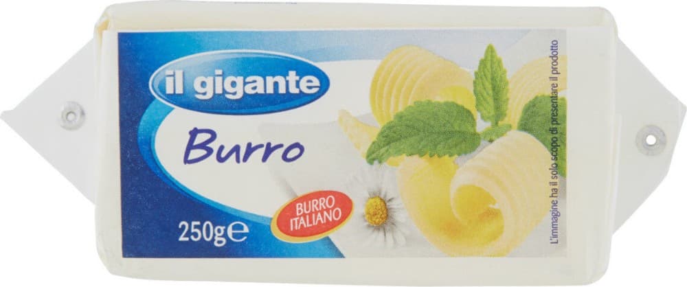 Il gigante burro 250 g in offerta da Il Gigante