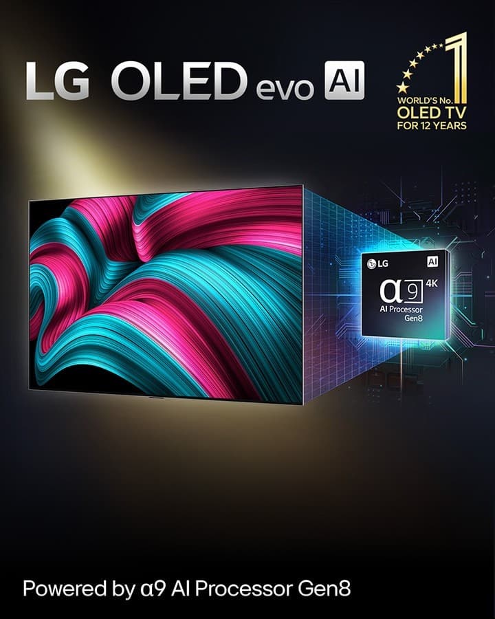 Smart TV 4K OLED evo AI 55C65, 55" LG – Unieuro