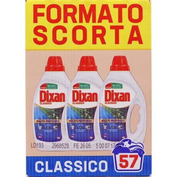 Dixan Discs Classico 3 bottiglie in offerta da Acqua & Sapone