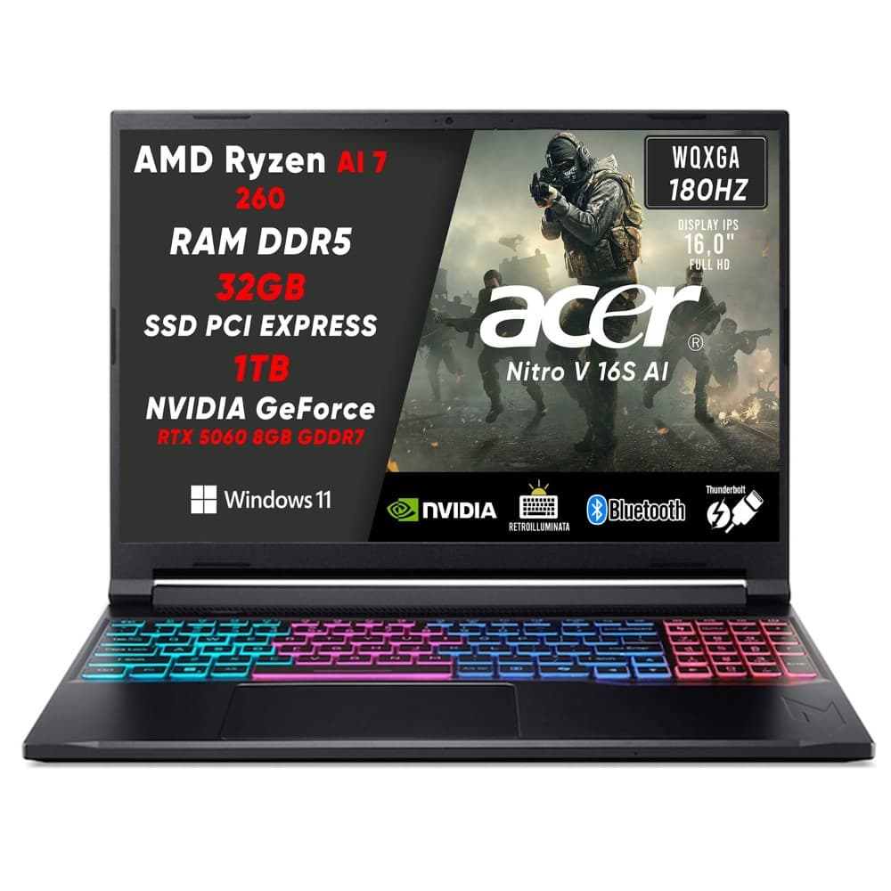 Acer Notebook Gaming ANV16-42-R7YB Nitro – Comet