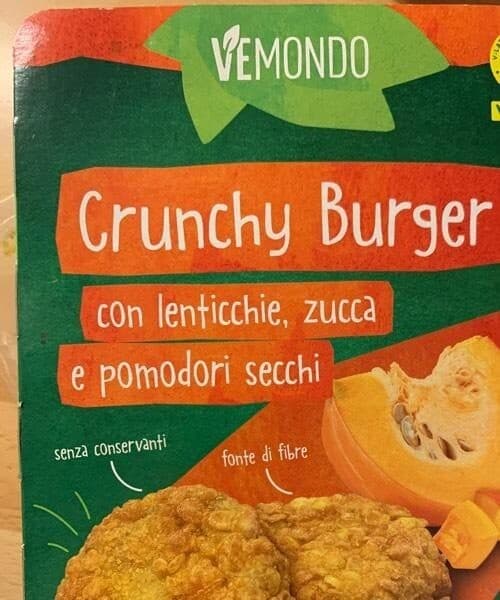 Vemondo crunchy burger, 2x 80 g – Lidl