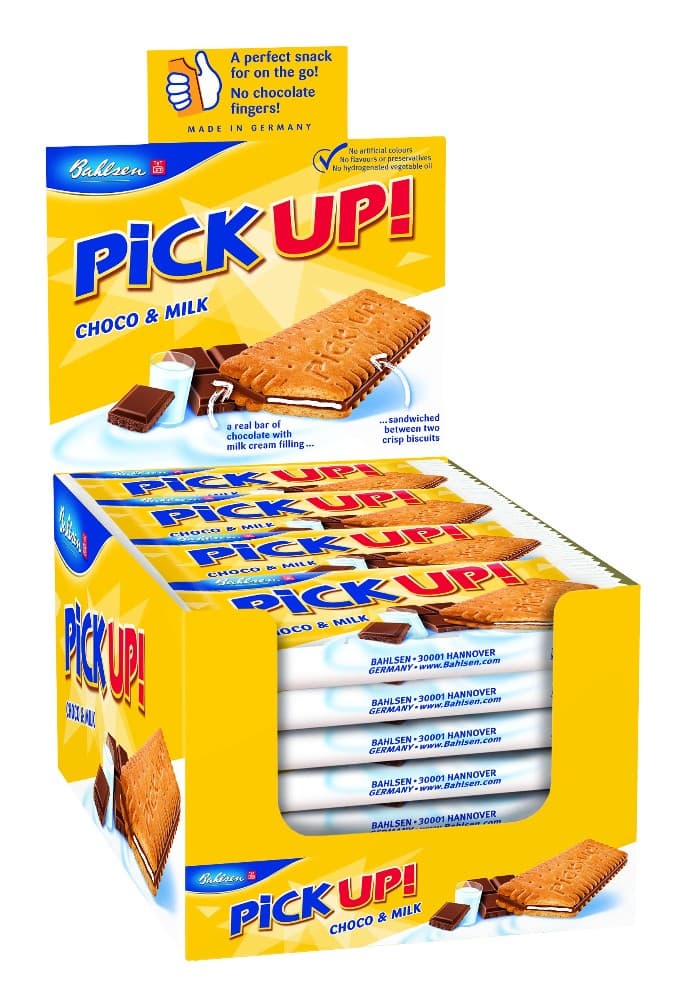Snack Pick-Up! Bahlsen original o choco&milk, 28 x 4 g – Panorama
