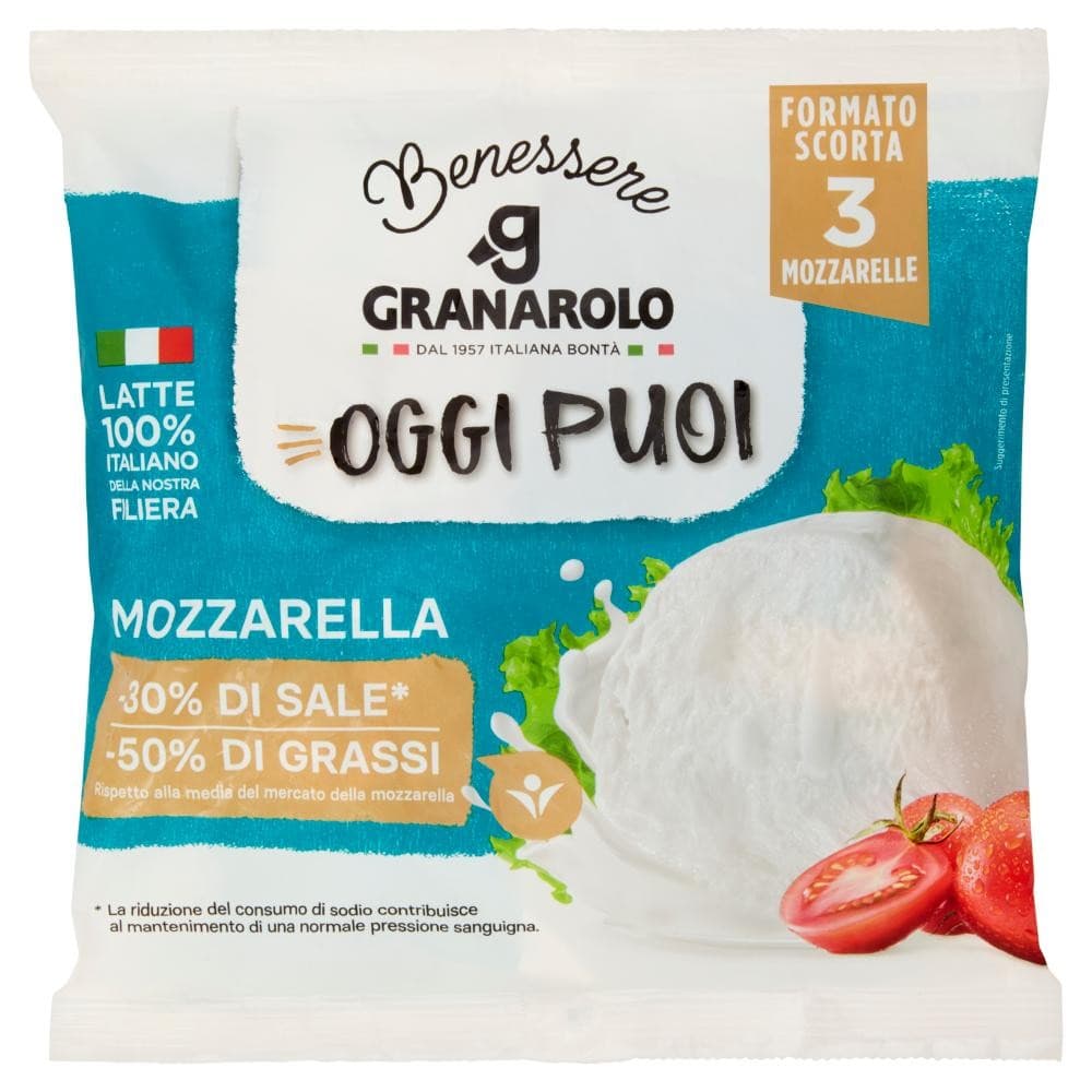 Mozzarella Oggi Puoi Granarolo, 3x100 g – Il Gigante