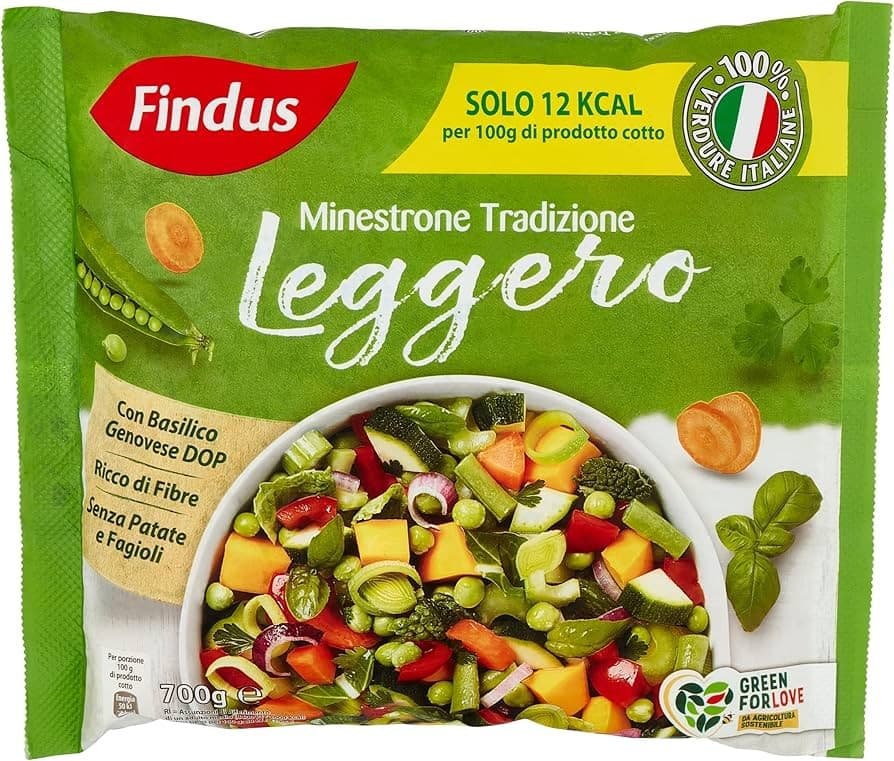 Minestrone gusti assortiti surgelato, da 450 g a 700 g Findus – Iper La grande i