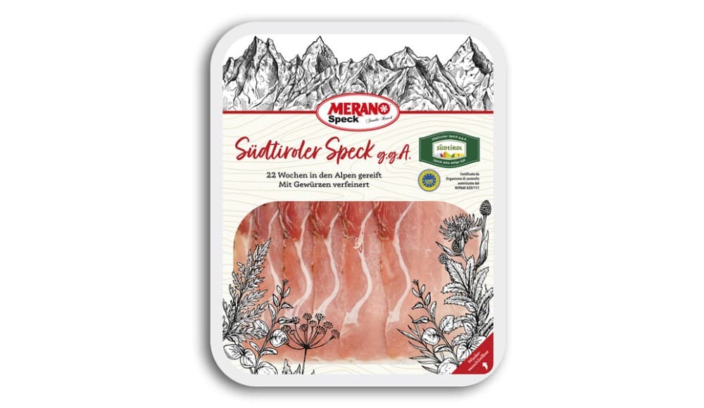 Speck Alto Adige IGP Merano Speck, 100 g – Il Gigante