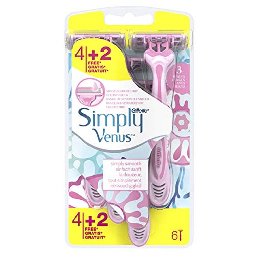 Rasoio Gillette Venus Simply 3 4+2 pezzi in offerta da Carrefour