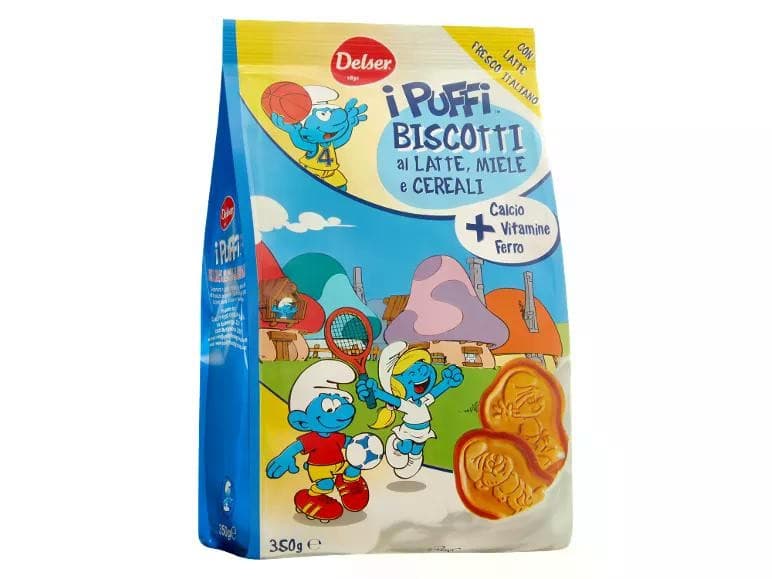 Biscotti I Puffi, 350 g Delser – Lidl