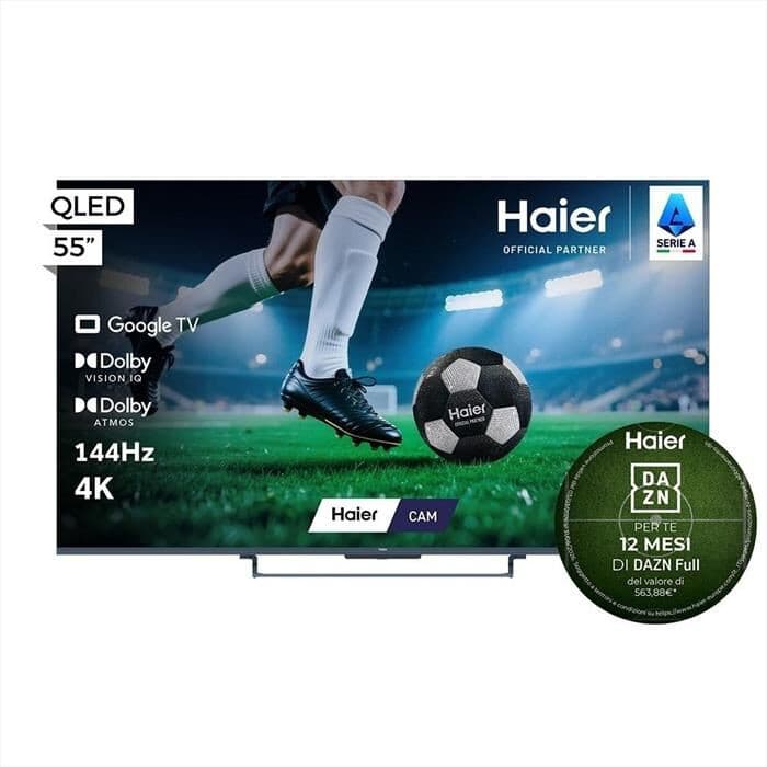 Smart QLED Serie S90 H55S90GUX 55" HAIER in offerta da Comet
