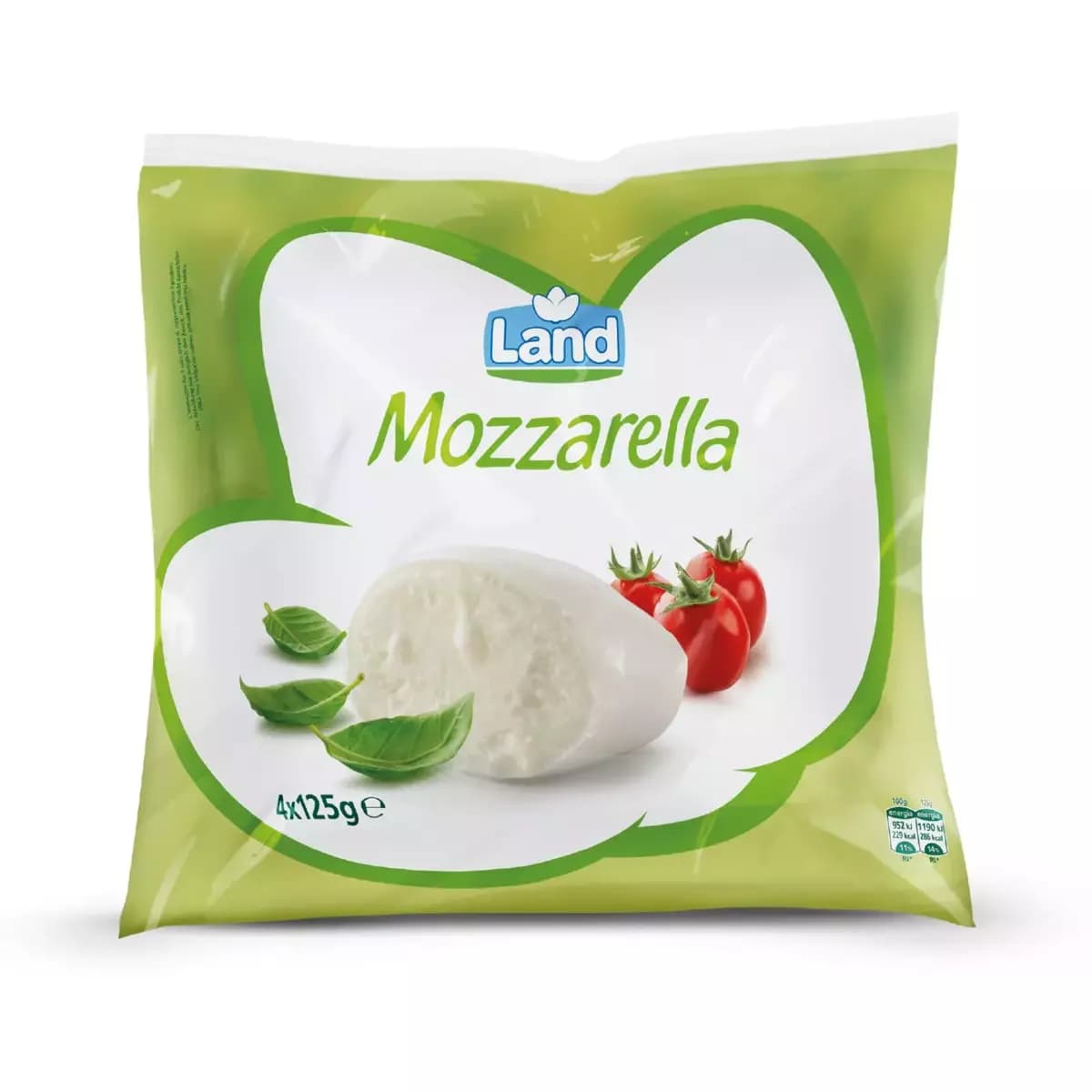 Mozzarella, 4 x 125 g Land – Eurospin