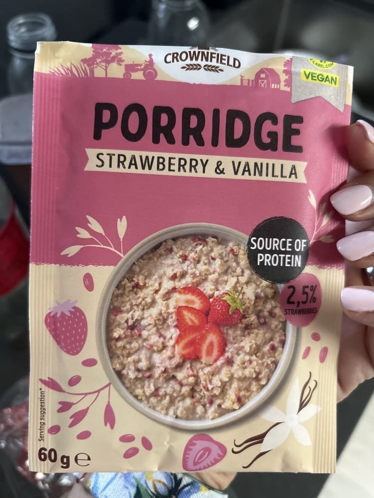 Crownfield Porridge vegano, 60 g – Lidl
