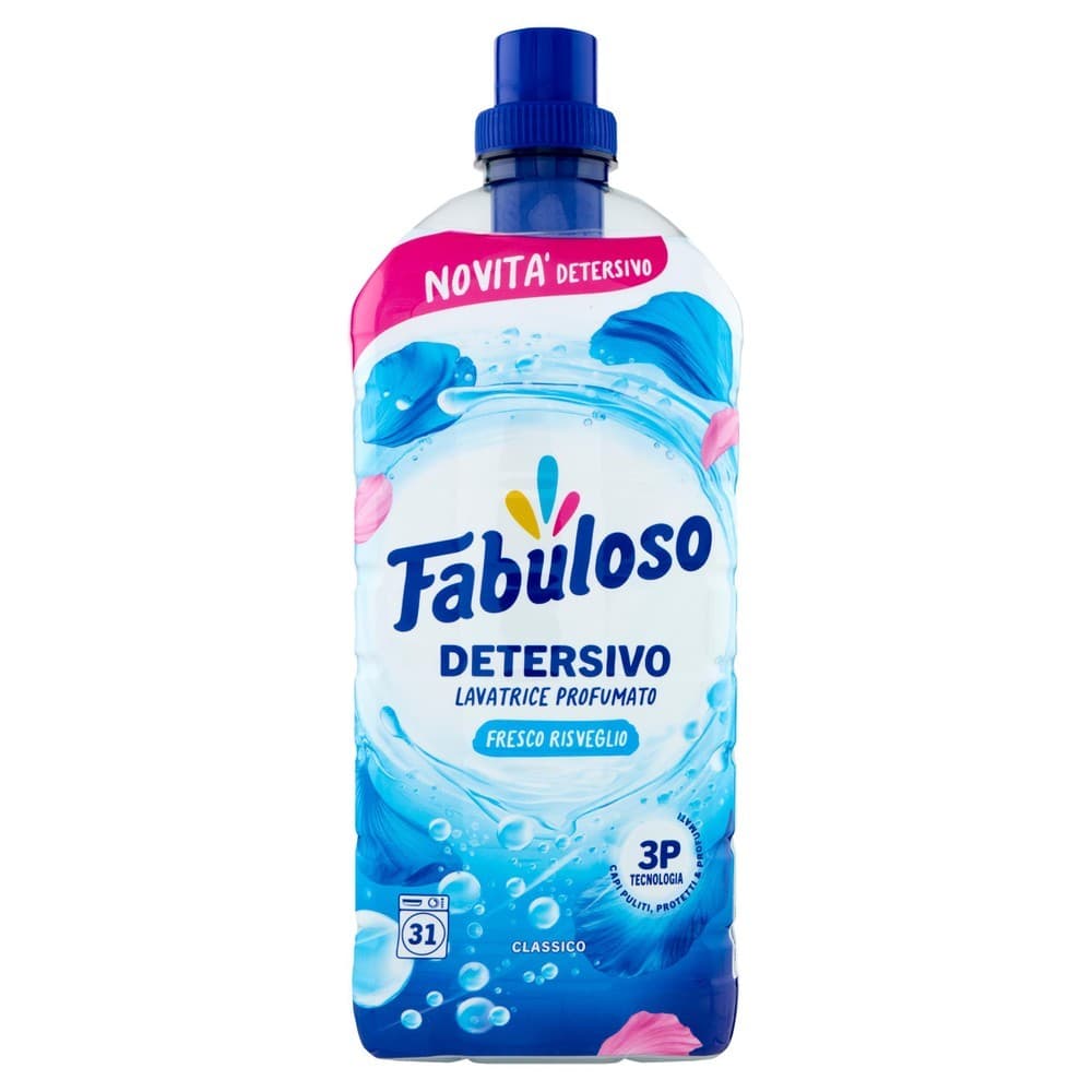 Fabuloso detersivo liquido profumato, 31 lavaggi 1250 ml – Il Gigante