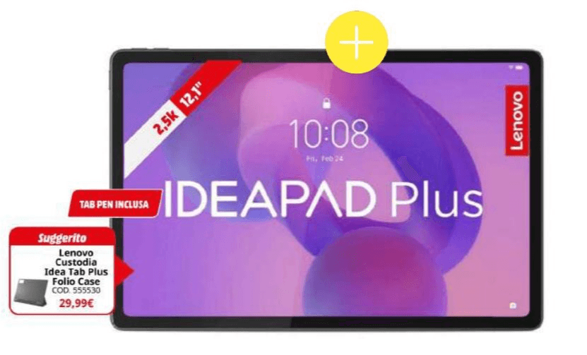 Lenovo Idea Tab Folio Case in offerta da MediaWorld