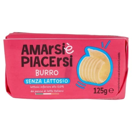 Burro senza lattosio, 125 g Amarsi è Piacersi – Iper La grande i