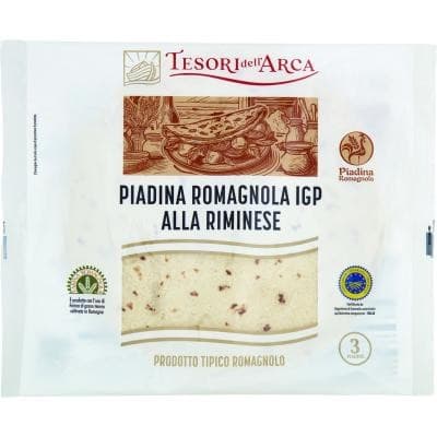 Piadina romagnola IGP alla riminese Tesori dell'Arca, 360 g – Panorama
