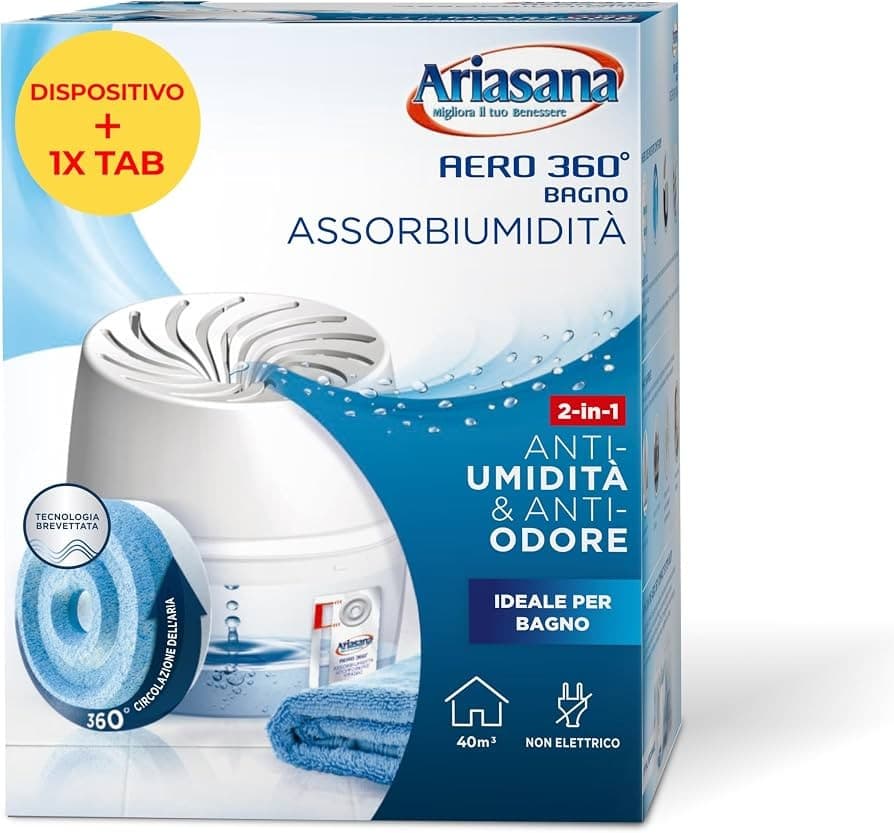 Kit assorbiumidità Aero 360° o ricariche Ariasana – Panorama