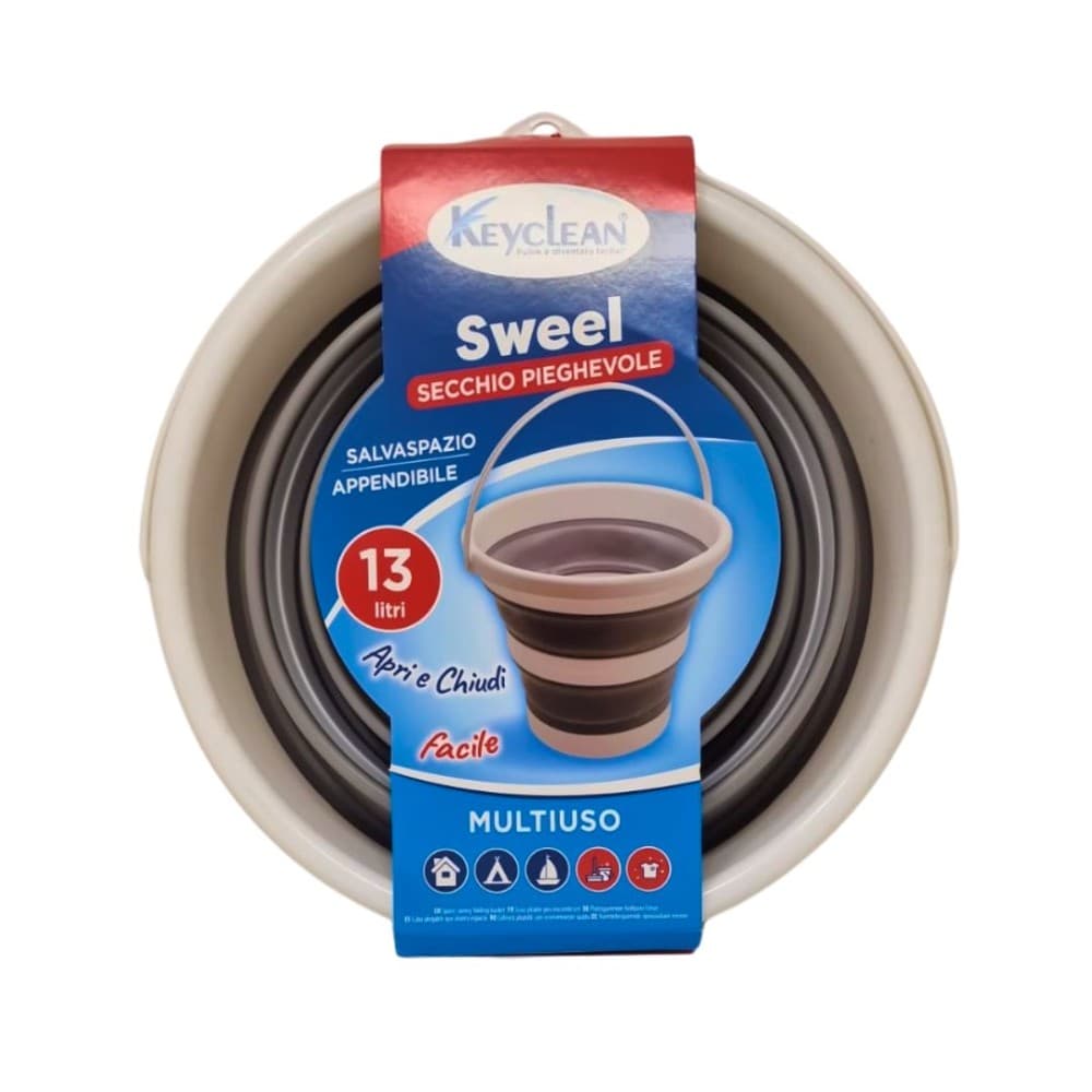 Secchio pieghevole, 13 l Keyclean – Iper La grande i