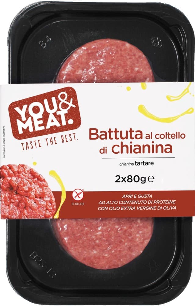 Battuta al coltello di chianina 160 g You&Meat in offerta da Bennet