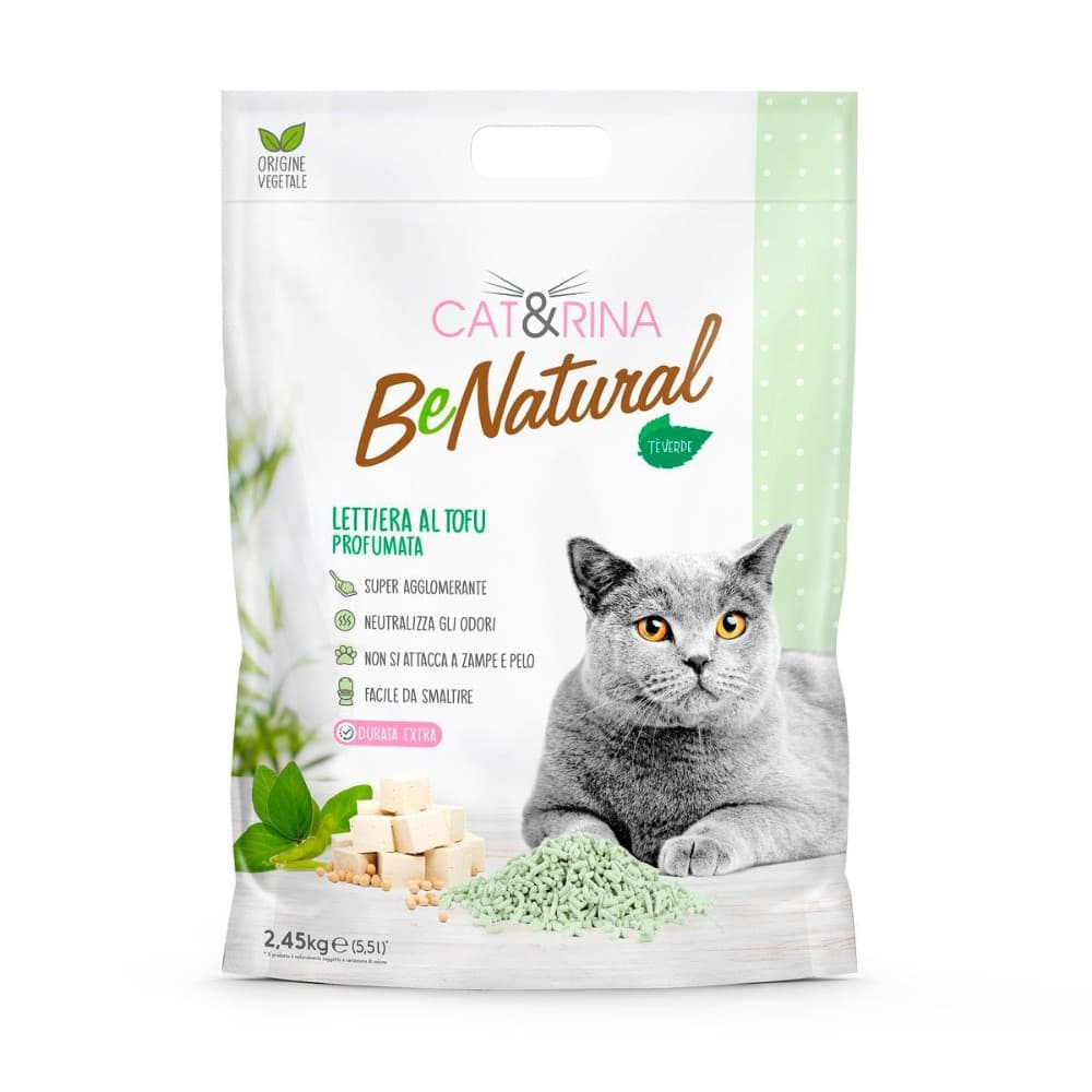 Lettiera al tofu e tè verde, 5,5 l CAT&RINA – Iper La grande i