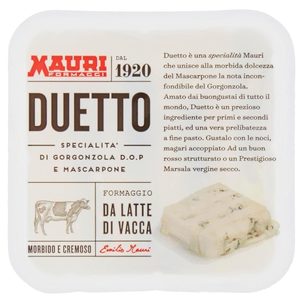 Gorgonzola Dop e mascarpone duetto MAURI – Bennet