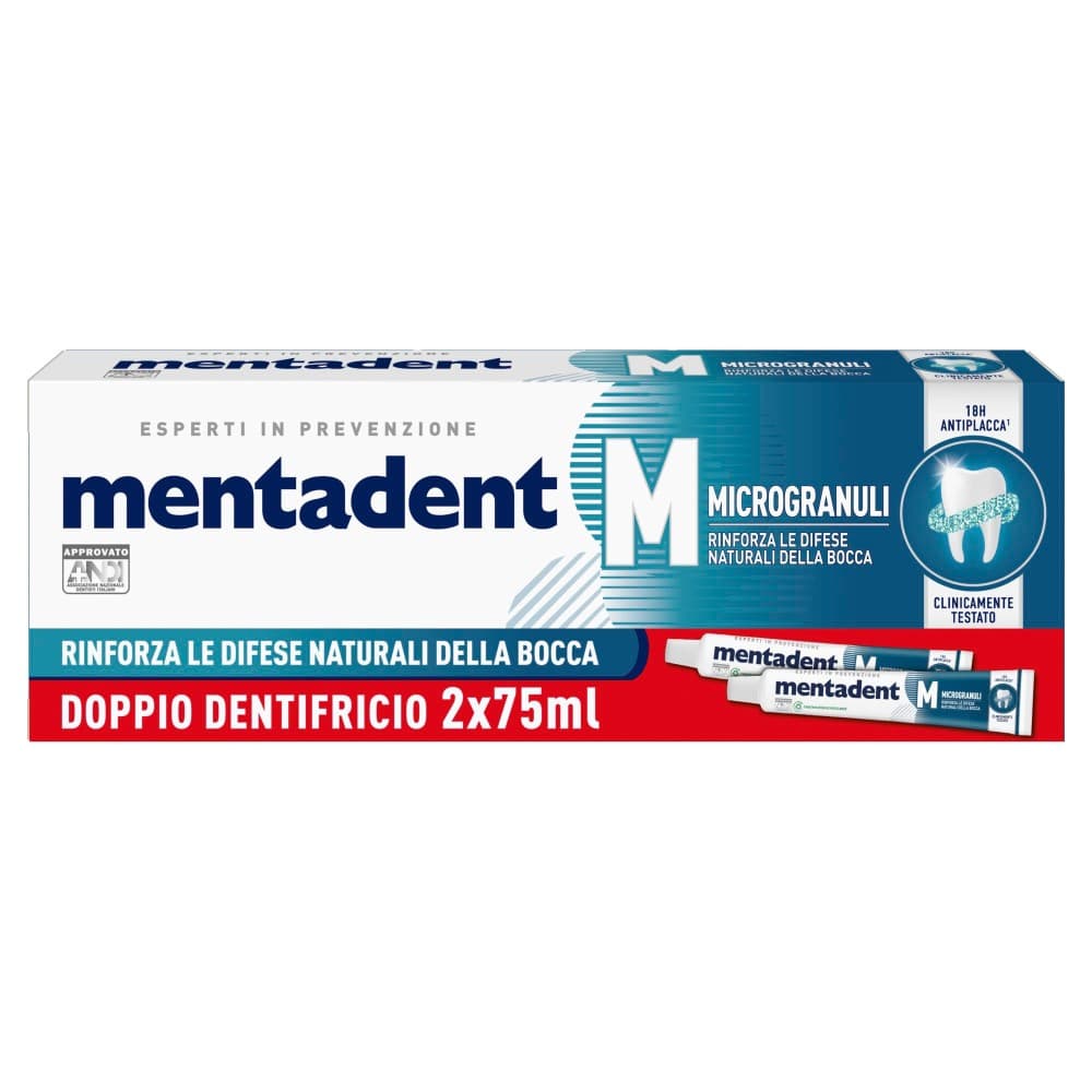 Mentadent dentifricio, 2x 75 ml – Lidl