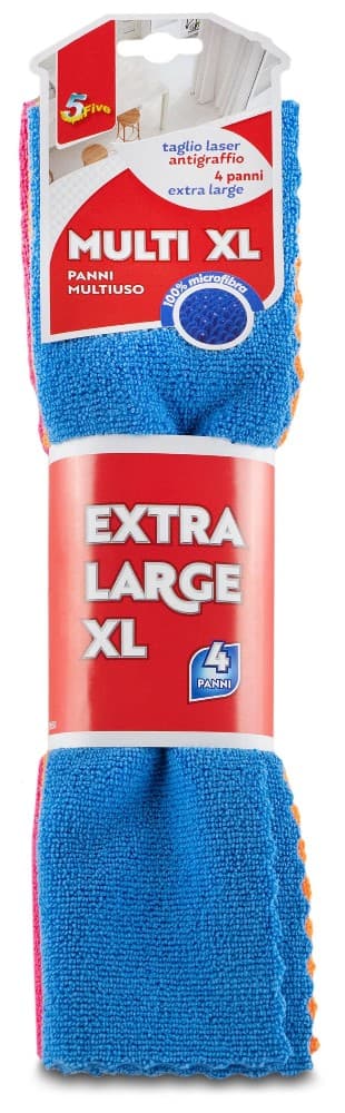 Panni multiuso in microfibra XL Supers, conf. da 4 – Bennet