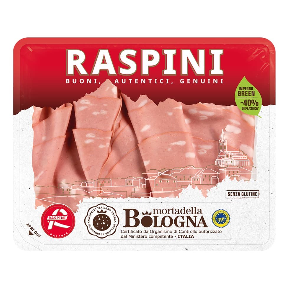 Mortadella Bologna IGP Raspini, 110 g – Il Gigante