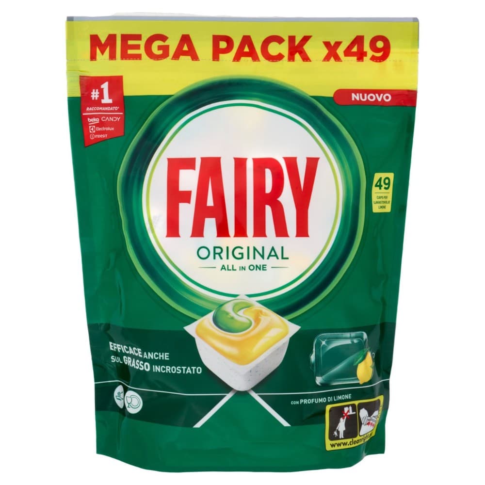 Fairy lavastoviglie tabs 49 pezzi in offerta da Panorama