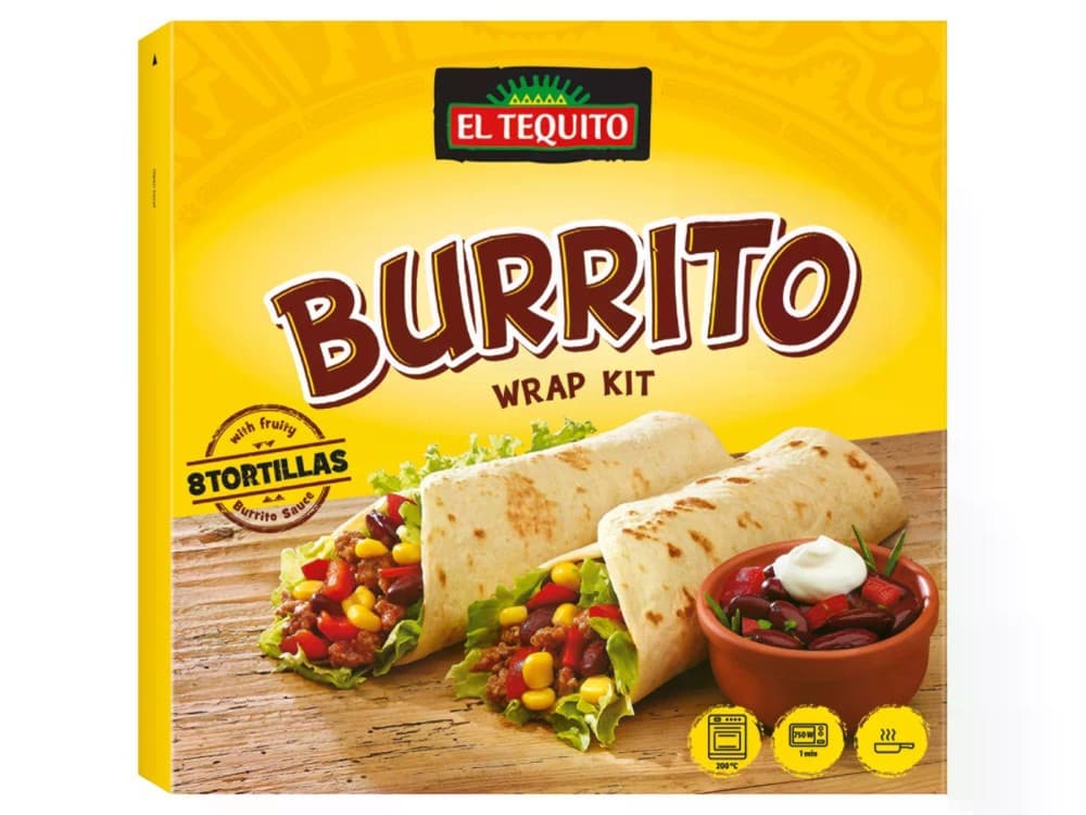 El Tequito Burrito wrap kit 470 g in offerta da Lidl