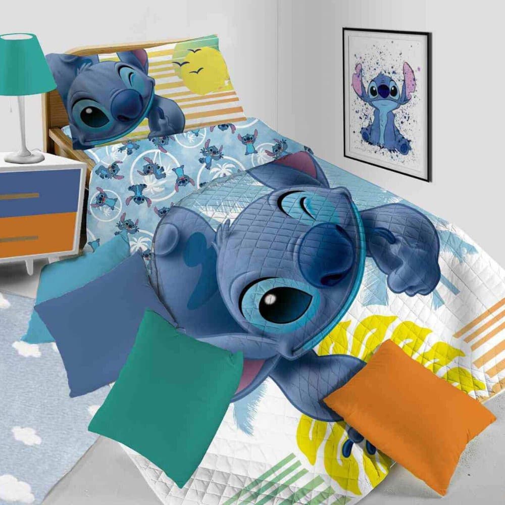 Linea letto Stitch trapuntino singolo Disney in offerta da Iper La grande i