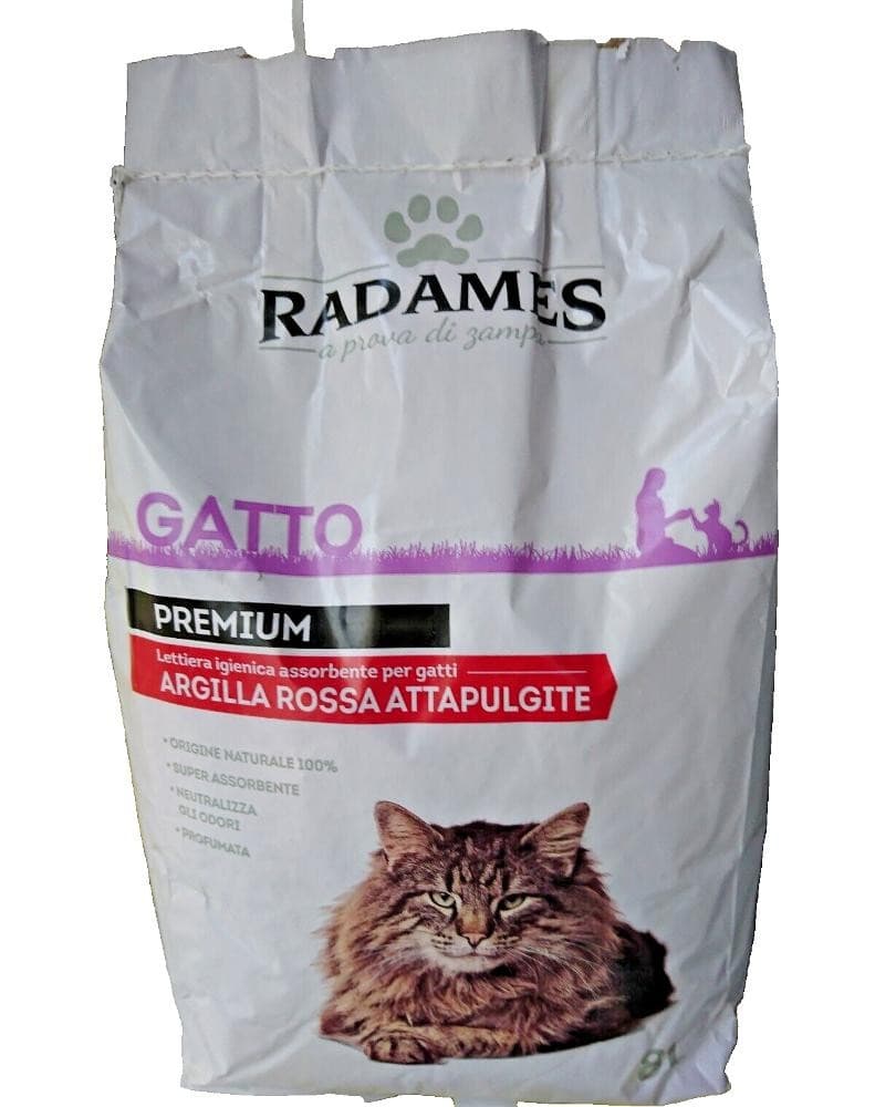 Radames Gatto Premium lettiera per gatti argilla rossa attapulgite, 8 L – Eurospin
