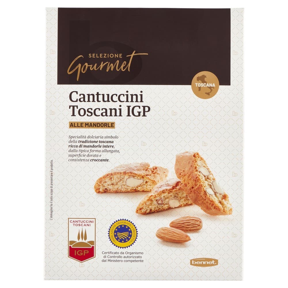 Selezione Gourmet Bennet cantuccini toscani IGP alle mandorle, 200 g – Bennet