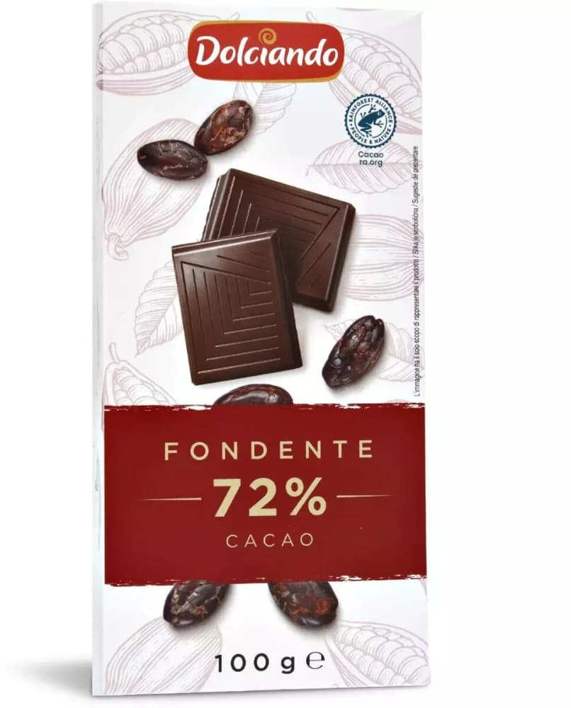 Cioccolato fondente 72%, 100 g Dolciando – Eurospin