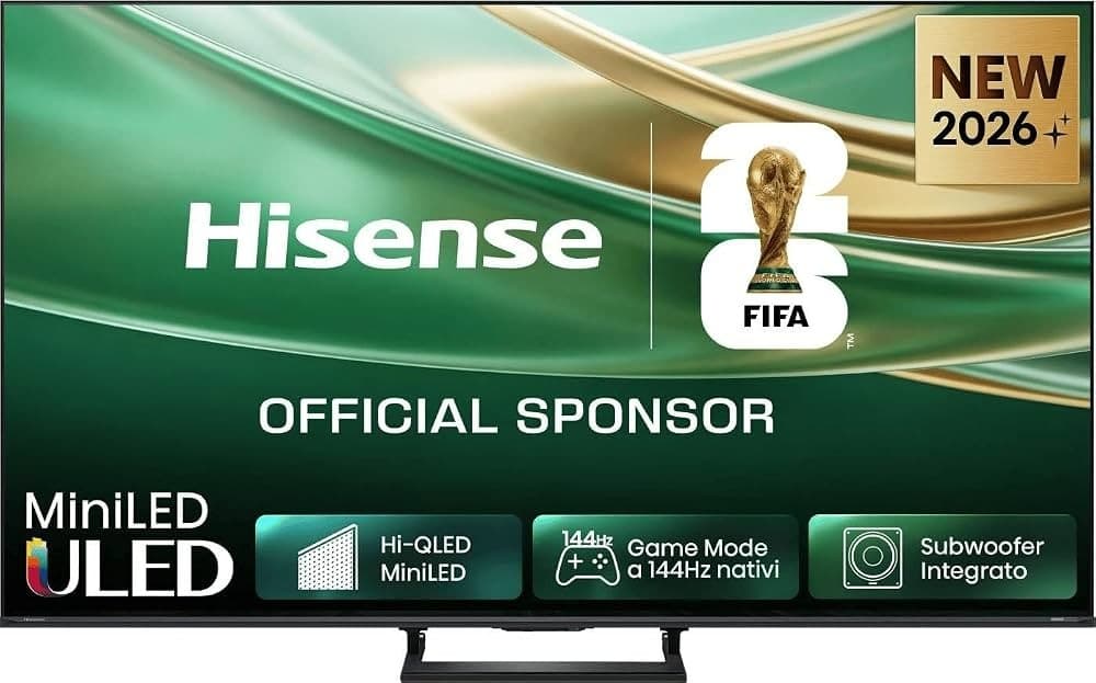 Smart TV ULED MiniLED 4K 55Q8S, 55" HISENSE – Unieuro