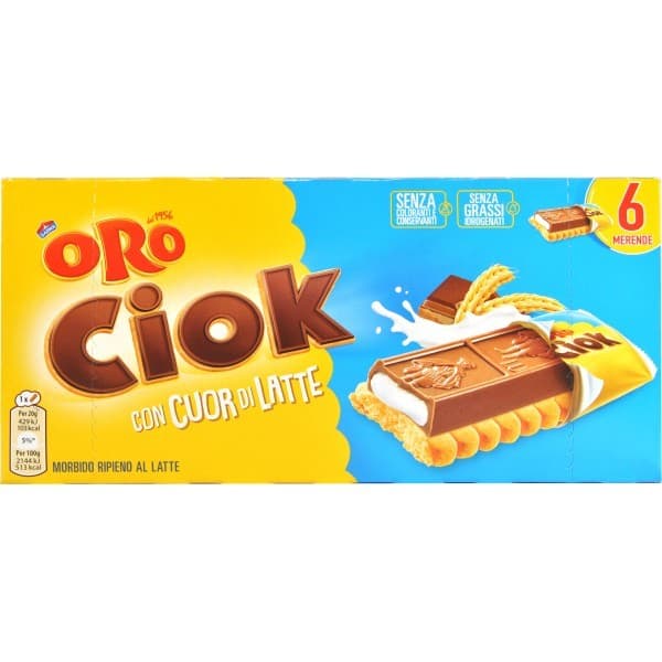 Oro Ciok Cuore di Latte, 120 g Saiwa – MD