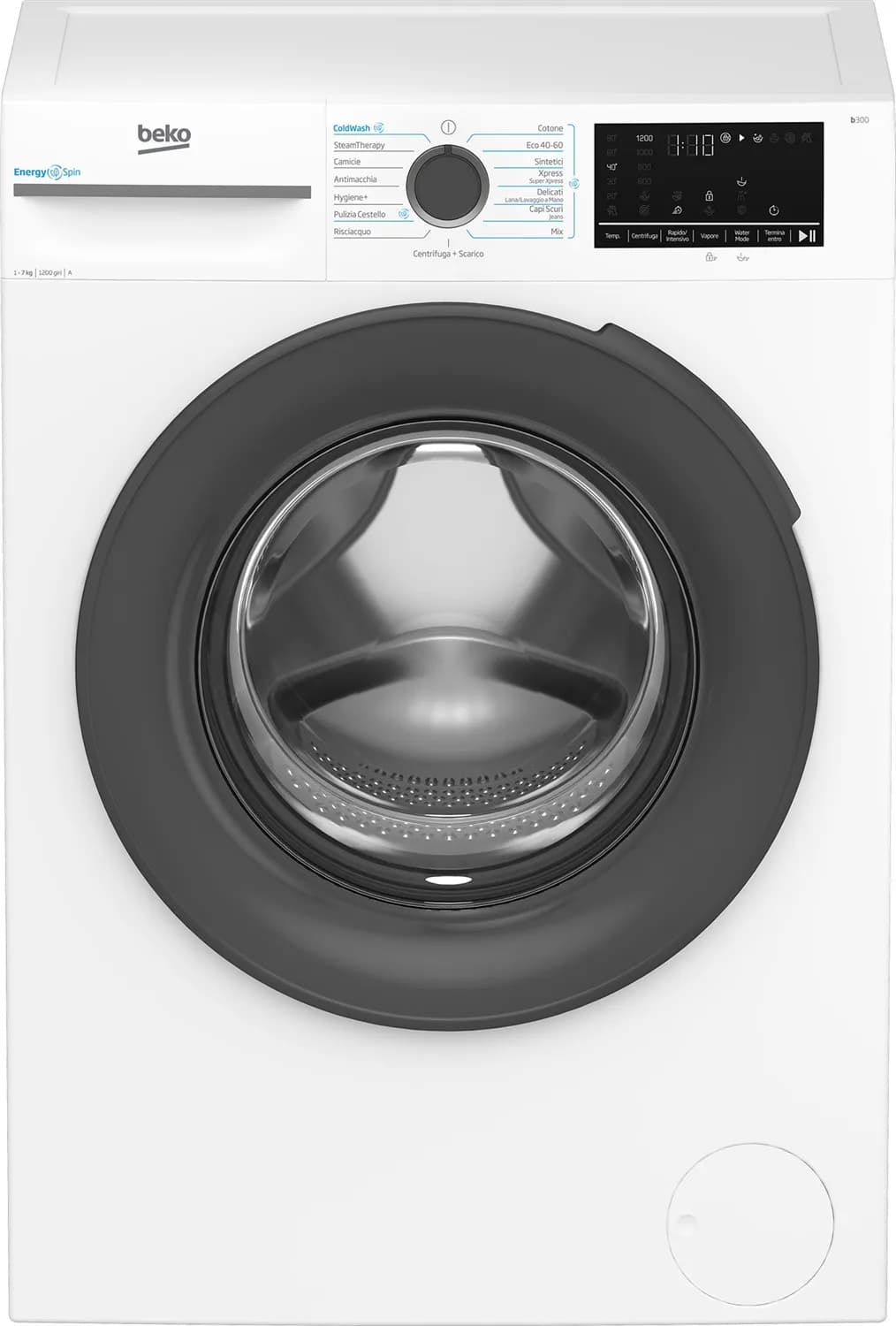 URBWT312S Lavatrice 12 Kg BEKO in offerta da Unieuro