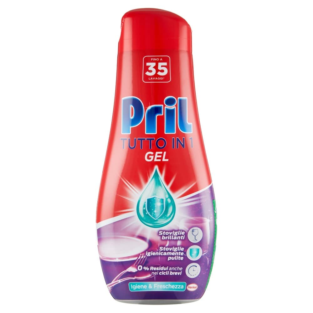 Gel lavastoviglie Pril, 630 ml x 2 – Panorama